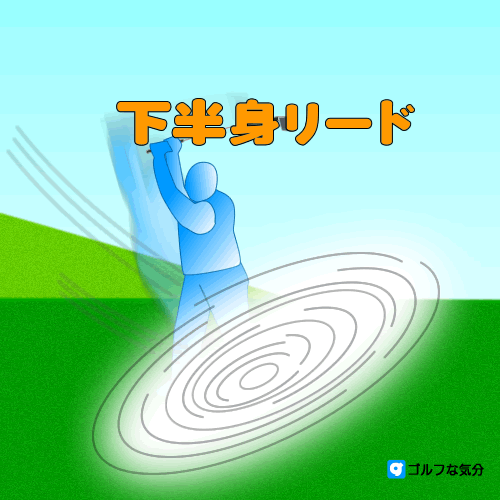 下半身リードでボールを飛ばす